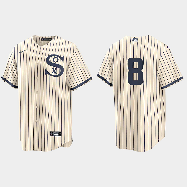 Men's Chicago White Sox #8 Bo Jackson 2021 Field of Dreams Replica White Jersey