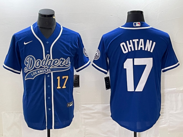 Men's Los Angeles Dodgers #17 Nike Blue Shohei Ohtani Jersey