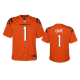 Youth Cincinnati Bengals #1 Ja'Marr Chase Nike Orange Limited Jersey