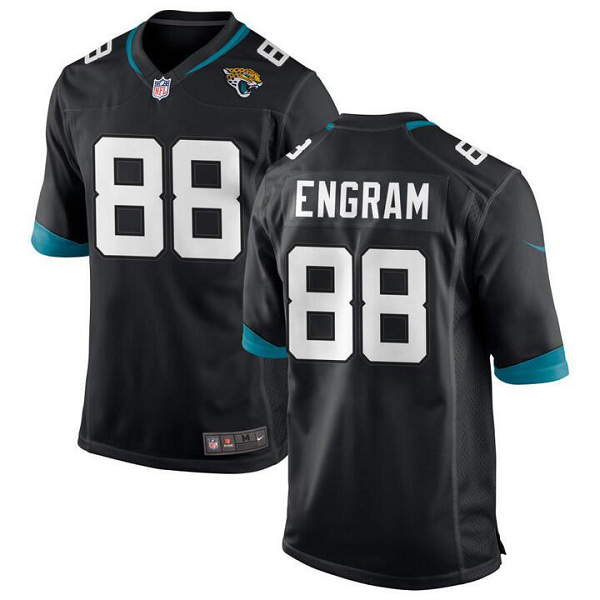 Men's Jacksonville Jaguars #88 EVAN ENGRAM Black Game Jersey