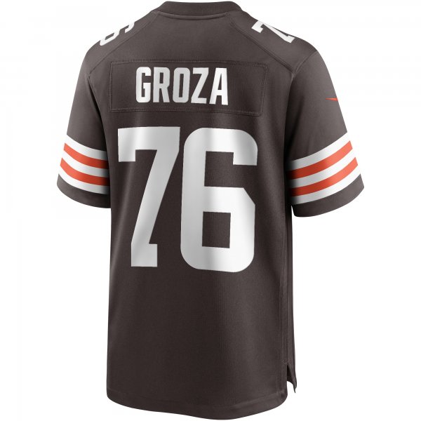 Men's Cleveland Browns Lou Groza Nike Brown Game Retired Player Jersey