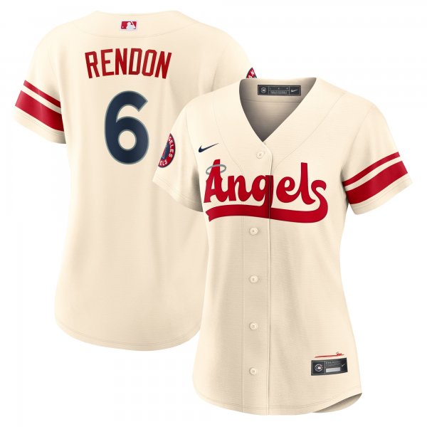 Women's Los Angeles Angels Anthony Rendon Nike Cream City Connect Replica Player Jersey