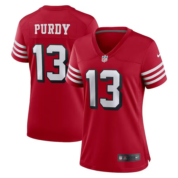 Nike Women's San Francisco 49ers #13 Brock Purdy Red Alternate Game Player Jersey