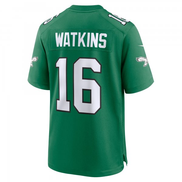 Men's Philadelphia Eagles Quez Watkins Nike Kelly Green Alternate Game Jersey