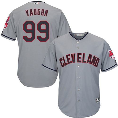 Cleveland Indians #99 Ricky Vaughn Grey Road Stitched Youth MLB Jersey