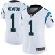 Nike Carolina Panthers #1 Cam Newton White Women's Stitched NFL Vapor Untouchable Limited Jersey