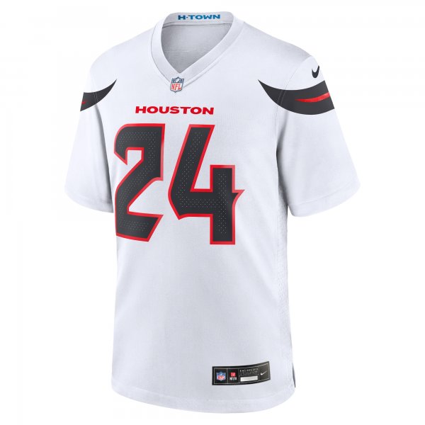 Men's Houston Texans Derek Stingley Jr. Nike White Game Jersey