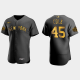 Men's New York Yankees #45 Gerrit Cole 2022 MLB All-Star Game Flex Base Jersey - Black