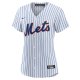 Women's New York Mets Francisco Lindor Nike White Home Replica Player Jersey