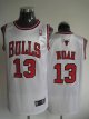 Men's Chicago Bulls #13 Joakim Noah Stitched White NBA Jersey