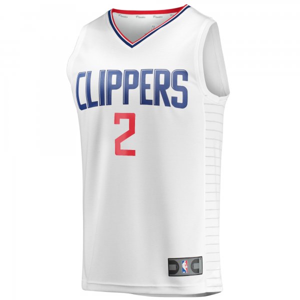 Men's LA Clippers Kawhi Leonard Fanatics White Fast Break Player Jersey - Association Edition