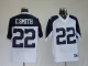 Men's Dallas Cowboys #22 Emmitt Smith White Thanksgiving Stitched Throwback NFL Jersey