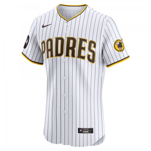 Men's San Diego Padres Nike White Home Elite Patch Jersey