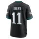 Men's Philadelphia Eagles A.J. Brown Nike Black Alternate Game Jersey