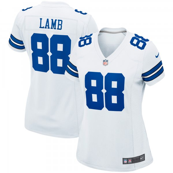 Women's Dallas Cowboys CeeDee Lamb Nike White Game Jersey