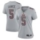 Women's San Francisco 49ers Trey Lance Nike Gray Atmosphere Fashion Game Jersey