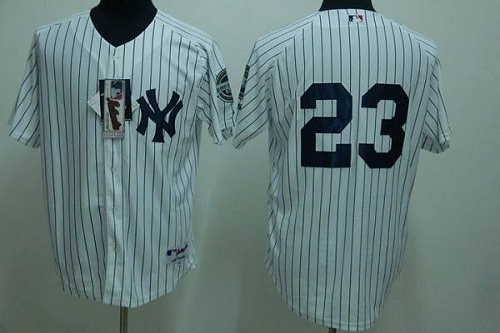 New York Yankees #23 Don Mattingly Stitched White MLB Jersey