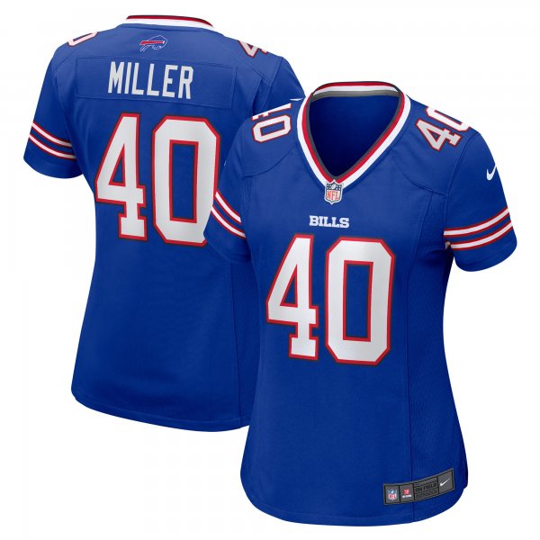 Women's Buffalo Bills Von Miller Nike Royal Game Jersey