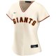 Women's San Francisco Giants Nike Cream Home Replica Custom Jersey