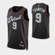 2023-24 City Edition Detroit Pistons #9 Ausar Thompson Black Swingman Jersey