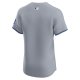 Men's Kansas City Royals  Nike Gray Road Vapor Premier Elite Patch Jersey