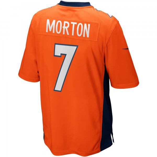 Men's Denver Broncos Craig Morton Nike Orange Game Retired Player Jersey