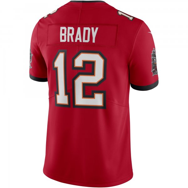 Men's Tampa Bay Buccaneers Tom Brady Nike Red Vapor Limited Jersey