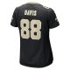 Women's New Orleans Saints Shaquan Davis Nike Black  Game Jersey