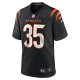 Men's Cincinnati Bengals Jalen Davis Nike Black Game Player Jersey