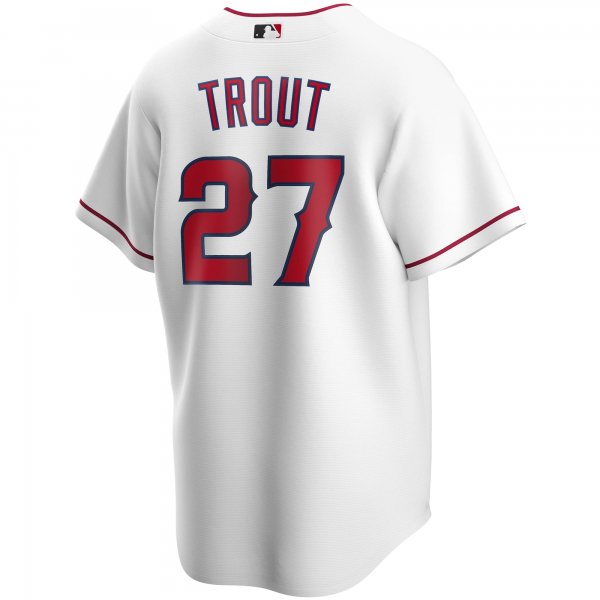 Youth Los Angeles Angels Mike Trout Nike White Alternate Replica Player Jersey