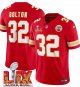 Men's Kansas City Chiefs #32 Nick Bolton Red Super Bowl LIX F.U.S.E. Vapor Limited Stitched Jersey