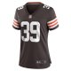 Women's Cleveland Browns Lucas Havrisik Nike  Brown Team Game Jersey