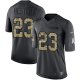 Men's Nike Chicago Bears #23 Devin Hester Limited Black 2016 Salute to Service NFL Jersey