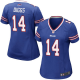 Women's #14 Stefon Diggs Buffalo Bills Team Color Royal Blue Game Jersey