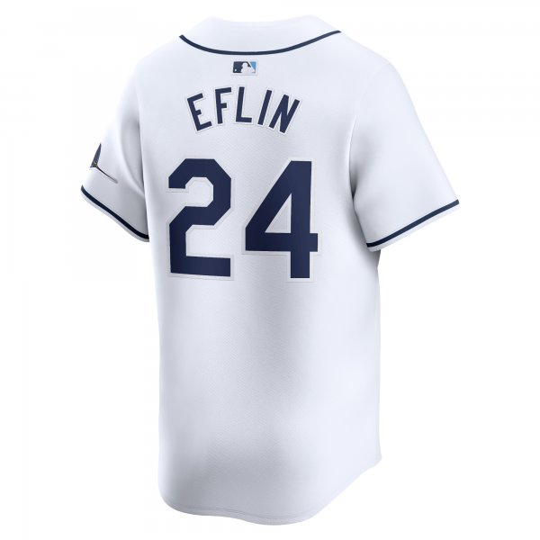 Men's Tampa Bay Rays Zach Eflin Nike White Home Limited Player Jersey