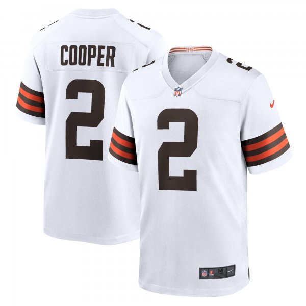 Men's Cleveland Browns Amari Cooper Nike White Game Jersey