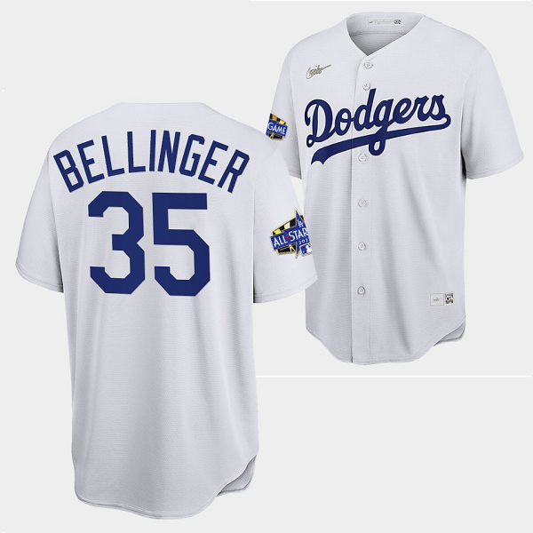 Men's Los Angeles Dodgers #35 Cody Bellinger White 2022 All-Star MLB Jersey