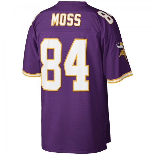 Men's Minnesota Vikings Randy Moss Mitchell & Ness Purple Legacy Replica Jersey