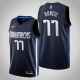 Men's 2019-20 Dallas Mavericks Luka Doncic #77 Navy NBA Jersey