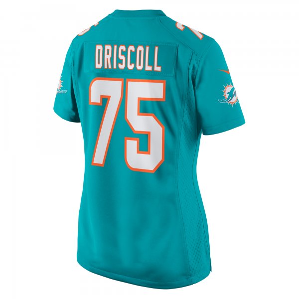 Women's Miami Dolphins Jack Driscoll Nike  Aqua Team Game Jersey