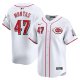 Men's Cincinnati Reds Frankie Montas Nike White Home Limited Player Jersey