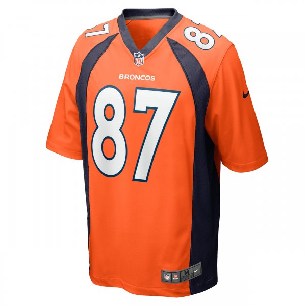 Men's Denver Broncos Ed McCaffrey Nike Orange Game Retired Player Jersey