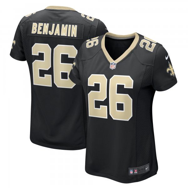 Women's New Orleans Saints Eno Benjamin Nike  Black Team Game Jersey