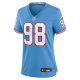 Women's Tennessee Titans Jeffery Simmons Nike Light Blue Player Jersey