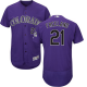 Colorado Rockies #21 Kyle Freeland Purple Flexbase Collection Stitched MLB Jersey