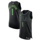 Men's New Orleans Pelicans Zion Williamson Nike Black  Jersey - City Edition