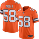 Nike Denver Broncos #58 Von Miller Orange Men's Stitched NFL Limited Rush Jersey