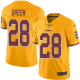 Nike Washington Redskins #28 Darrell Green Gold Men's Stitched NFL Limited New Color Rush Jersey