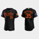 Men's Baltimore Orioles #35 Adley Rutschman 2022 Little League Classic Flex Base MLB Jersey - Black