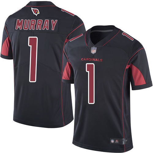 Youth's Arizona Cardinals #1 Kyler Murray Nike 2019 NFL Draft First Round Pick Black Limited Jersey